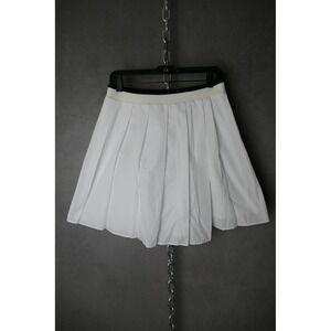 UNIQLO‎ JW Anderson Pleated Mini Skirt White Women's Size M